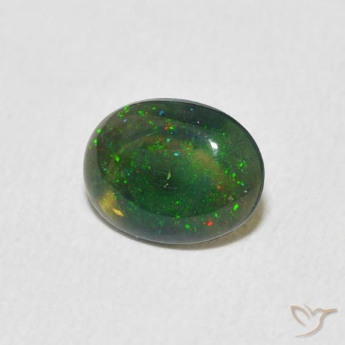 Opala Multicolorido Natural 0.53ct, oval, Opaco