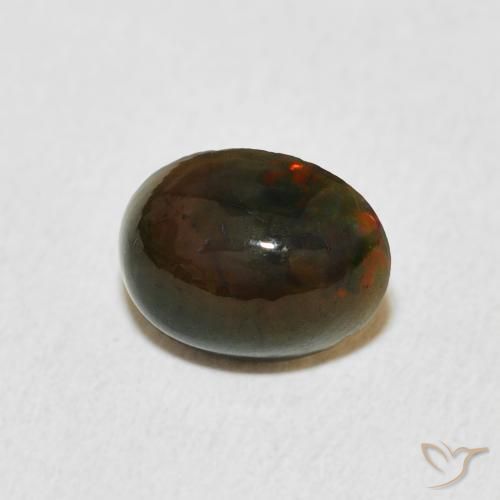 Opala Multicolorido Natural 1.04ct, oval, Opaco