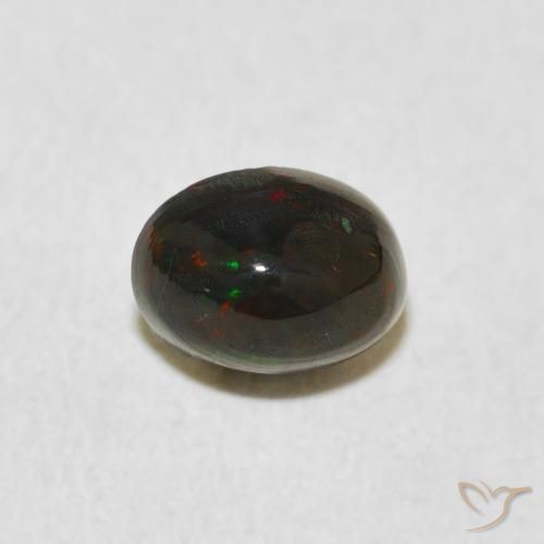 0.62ct Natural Multicolorido Opala, oval, Opaco