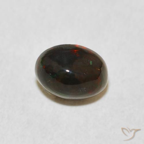 Opala Multicolorido Natural 0.62ct, oval, Opaco