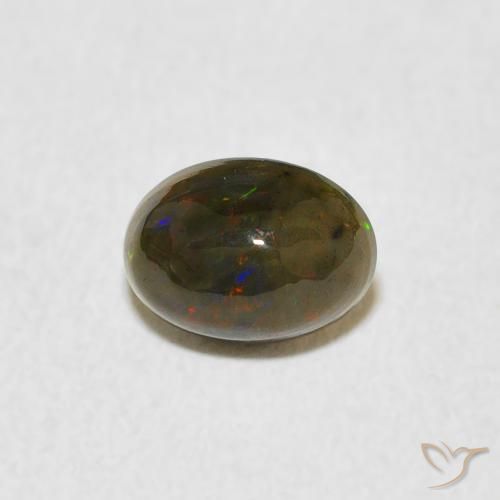 0.47ct Natural Multicolorido Opala, oval, Opaco