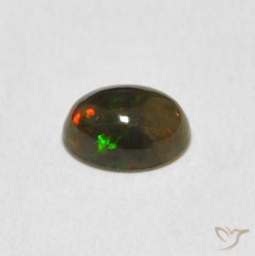 Opala Multicolorido Natural 0.47ct, oval, Opaco