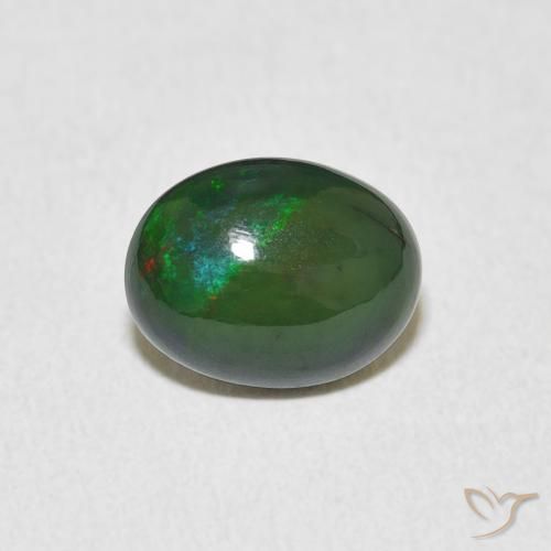1.08ct Natural Multicolorido Opala, oval, Opaco