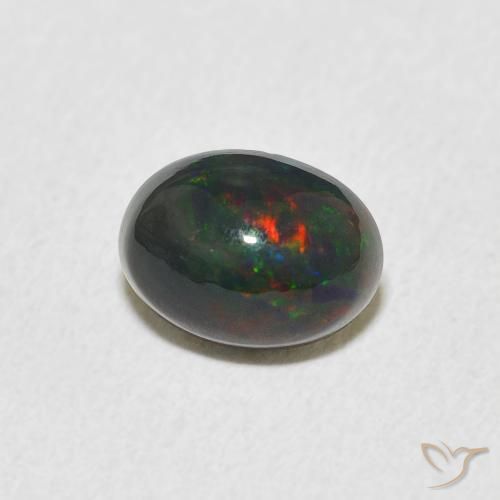 Opala Multicolorido Natural 0.91ct, oval, Opaco