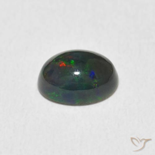 Opala Multicolorido Natural 0.91ct, oval, Opaco