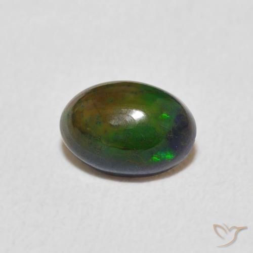 Opala Multicolorido Natural 0.36ct, oval, Opaco
