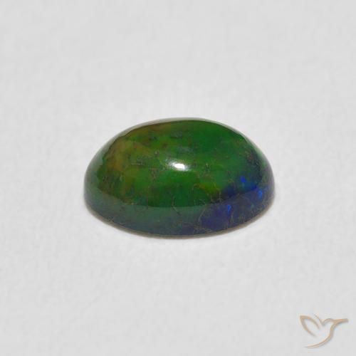 Opala Multicolorido Natural 0.36ct, oval, Opaco