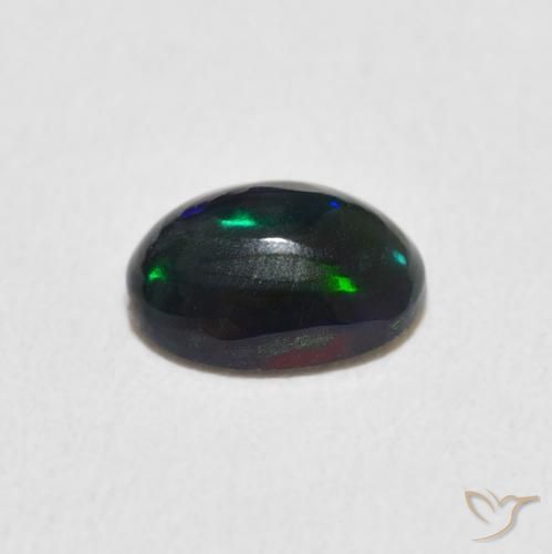 Opala Multicolorido Natural 0.54ct, oval, Opaco