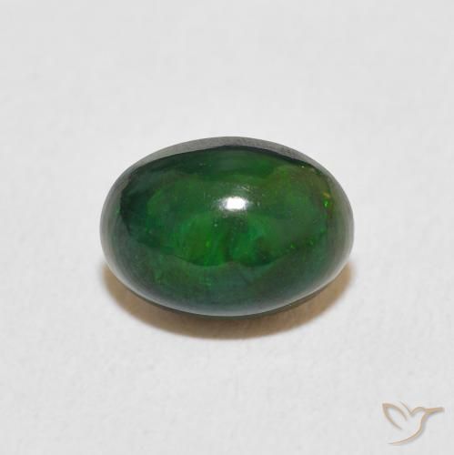 0.60ct Natural Multicolorido Opala, oval, Opaco