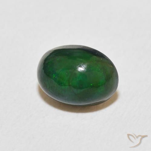 Opala Multicolorido Natural 0.60ct, oval, Opaco