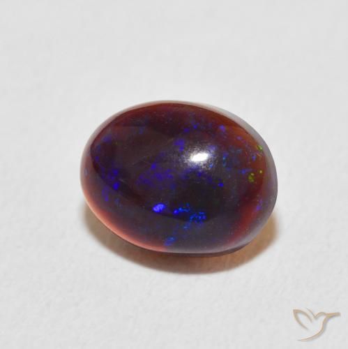 Opala Multicolorido Natural 0.83ct, oval, Opaco