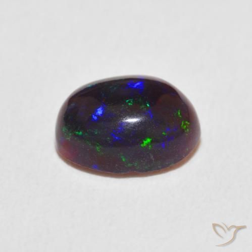 Opala Multicolorido Natural 0.83ct, oval, Opaco