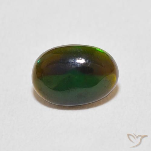 0.43ct Natural Multicolorido Opala, oval, Opaco
