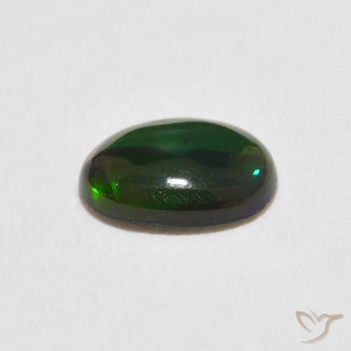 Opala Multicolorido Natural 0.43ct, oval, Opaco
