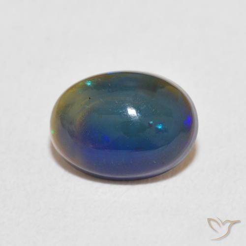 0.87ct Natural Multicolorido Opala, oval, Opaco