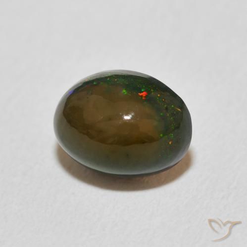 Opala Multicolorido Natural 1.19ct, oval, Opaco