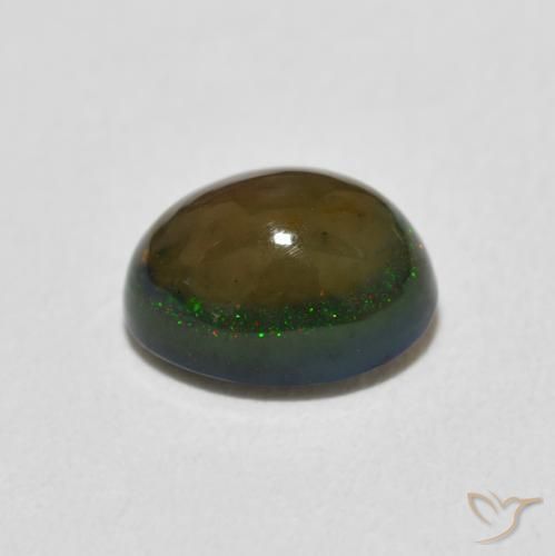 Opala Multicolorido Natural 1.19ct, oval, Opaco