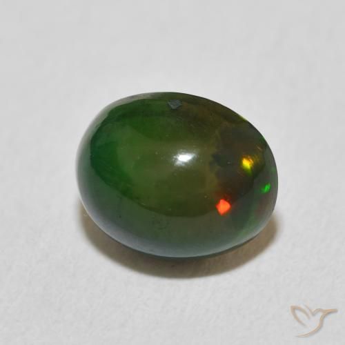 Opala Multicolorido Natural 1.37ct, oval, Opaco