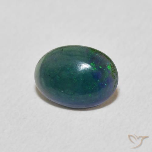 Opala Multicolorido Natural 0.27ct, oval, Opaco