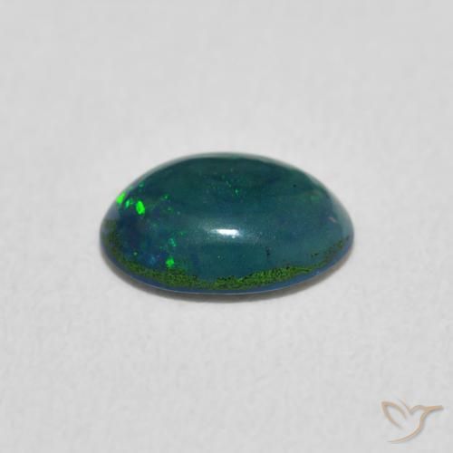 Opala Multicolorido Natural 0.27ct, oval, Opaco