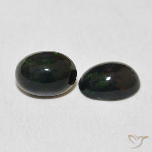 Pedras preciosas de Opala Multicolorido natural de 1.54 ct, oval, Opaco