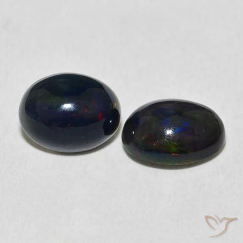 Pedras preciosas de Opala Multicolorido natural de 2.37 ct, oval, Opaco