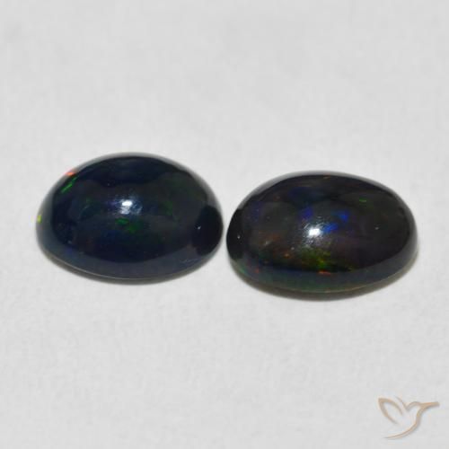 Pedras preciosas de Opala Multicolorido natural de 2.37 ct, oval, Opaco