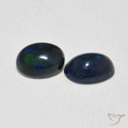 Pedras preciosas de Opala Multicolorido natural de 0.87 ct, oval, Opaco