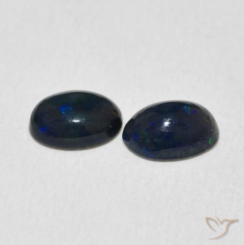 Pedras preciosas de Opala Multicolorido natural de 0.87 ct, oval, Opaco