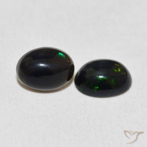 Pedras preciosas de Opala Multicolorido natural de 1.53 ct, oval, Opaco
