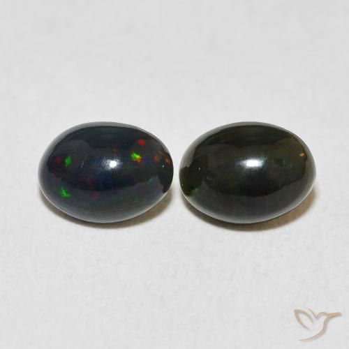 1.58ctw Natural Multicolorido Opala, oval, Opaco