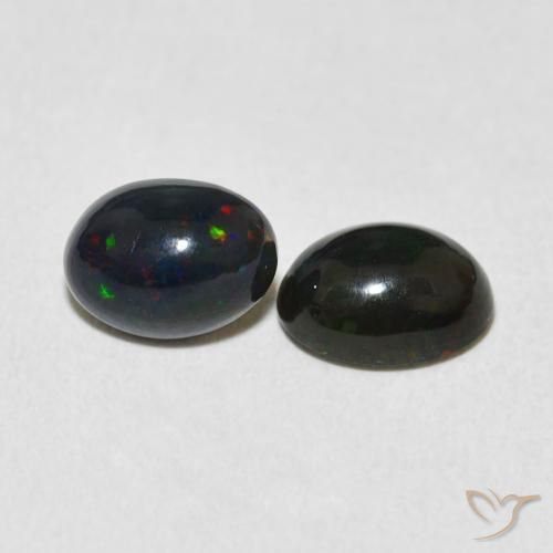 Pedras preciosas de Opala Multicolorido natural de 1.58 ct, oval, Opaco