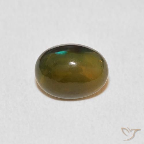 0.80ct Natural Multicolorido Opala, oval, Opaco