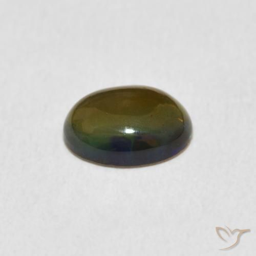Opala Multicolorido Natural 0.80ct, oval, Opaco