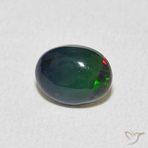 Opala Multicolorido Natural 0.82ct, oval, Opaco