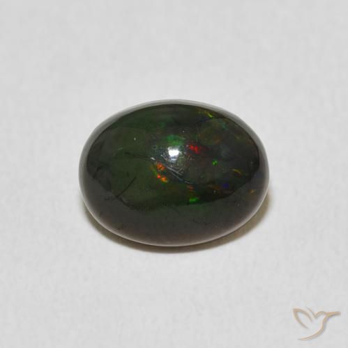 1.21ct Natural Multicolorido Opala, oval, Opaco