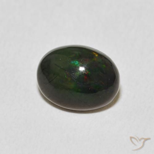 Opala Multicolorido Natural 1.21ct, oval, Opaco