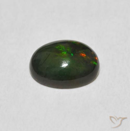 Opala Multicolorido Natural 1.21ct, oval, Opaco