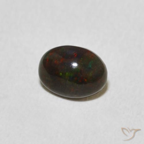 Opala Multicolorido Natural 0.46ct, oval, Opaco