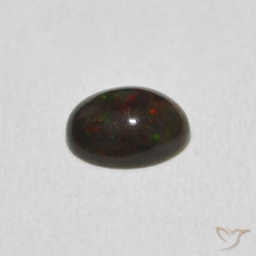 Opala Multicolorido Natural 0.46ct, oval, Opaco