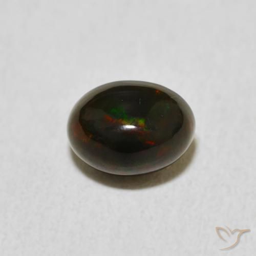0.67ct Natural Multicolorido Opala, oval, Opaco