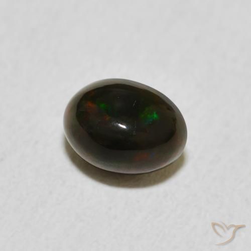 Opala Multicolorido Natural 0.67ct, oval, Opaco