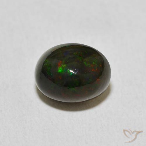 1.75ct Natural Multicolorido Opala, oval, Opaco