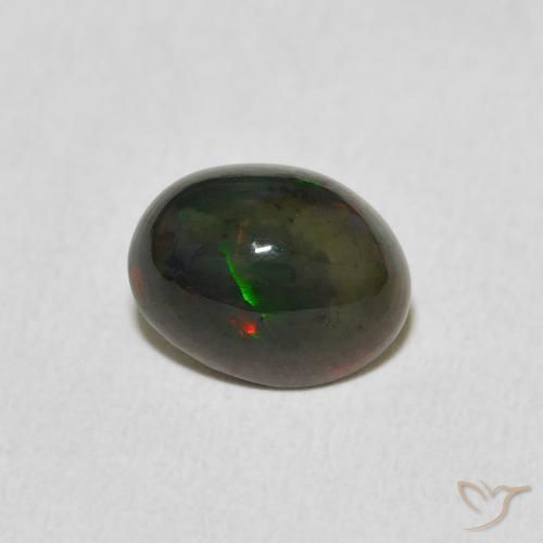 Opala Multicolorido Natural 1.24ct, oval, Opaco