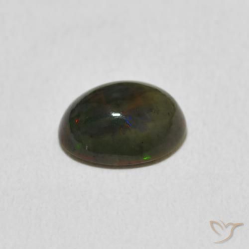 Opala Multicolorido Natural 1.24ct, oval, Opaco