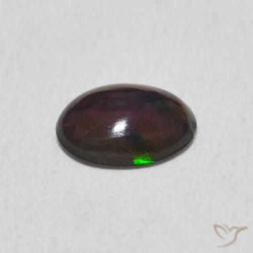 Opala Multicolorido Natural 0.38ct, oval, Opaco