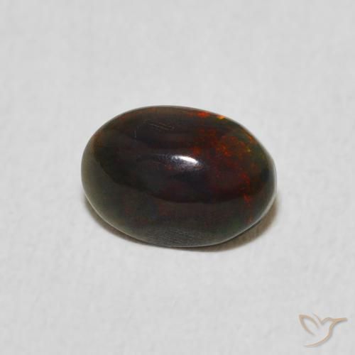 Opala Multicolorido Natural 0.46ct, oval, Opaco