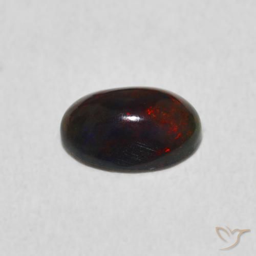 Opala Multicolorido Natural 0.46ct, oval, Opaco