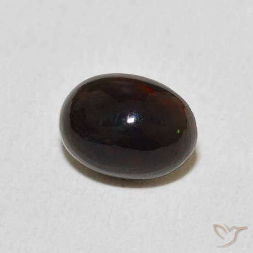 Opala Multicolorido Natural 0.76ct, oval, Opaco