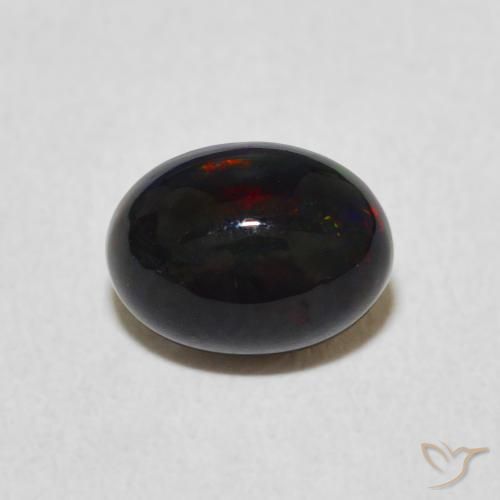 0.89ct Natural Multicolorido Opala, oval, Opaco